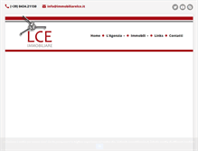 Tablet Screenshot of immobiliarelce.it